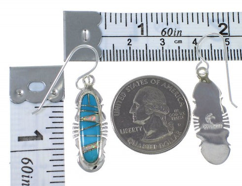 Sterling Silver Turquoise And Opal Earrings EX41135