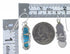 Sterling Silver Turquoise And Opal Earrings EX41135