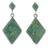 Turquoise And Genuine Sterling Silver Earrings EX44796