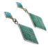 Southwest Sterling Silver And Turquoise Earrings EX44803