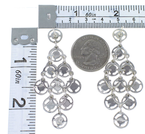 Turquoise Southwest Sterling Silver Earrings CX46543