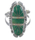 Turquoise And Opal Sterling Silver Ring Size 6-3/4 AX52630