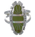 Opal And Turquoise Inlay Silver Ring Size 5 AX52644
