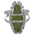 Opal And Turquoise Inlay Sterling Silver Ring Size 7-1/2 AX52641