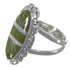 Southwest Opal And Turquoise Sterling Silver Ring Size 7-1/2 AX53120