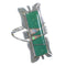 Opal And Turquoise Inlay Genuine Sterling Silver Ring Size 7-3/4 AX53671