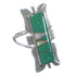 Opal And Turquoise Inlay Genuine Sterling Silver Ring Size 7-3/4 AX53671
