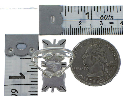 Turquoise And Opal Silver Jewelry Ring Size 6-3/4 AX53822