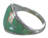 Sterling Silver Turquoise And Opal Inlay Ring Size 7-3/4 AX52400
