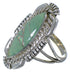 Southwest Silver Jewelry Turquoise And Opal Ring Size 5-1/4 TX45586