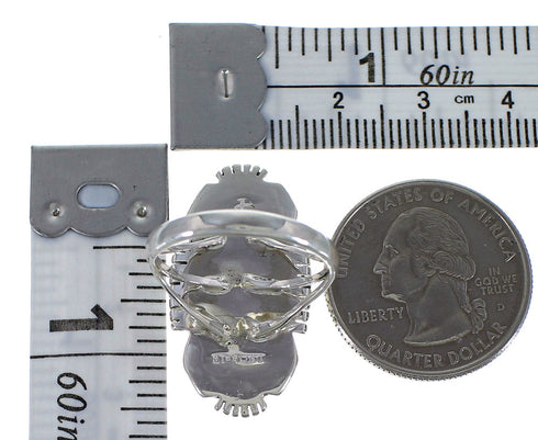 Opal Turquoise Silver Southwest Ring Size 5-3/4 TX45721