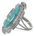 Opal Sterling Silver Southwest Turquoise Ring Size 6-3/4 TX45751