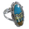Multicolor Native American Village Design Ring Size 7-1/4 TX45816