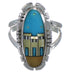 Multicolor Native American Village Design Ring Size 7-1/4 TX45816