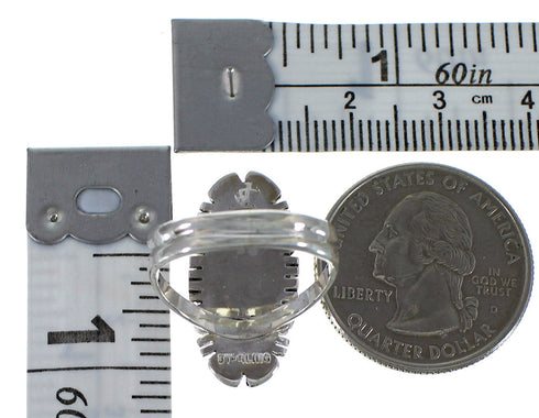 Multicolor Native American Village Design Ring Size 7-1/4 TX45816