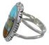 Southwest Native American Design Multicolor Ring Size 6-1/2 TX45851