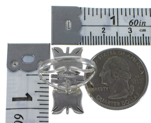 Sterling Silver Turquoise Southwest Ring Size 8 EX44262