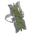 Silver And Turquoise Southwestern Ring Size 5-3/4 EX44270