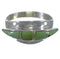 Southwest Silver Turquoise Inlay Ring Size 6-1/4 EX44878
