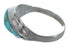 Southwestern Silver Turquoise Ring Size 5-3/4 QX86384