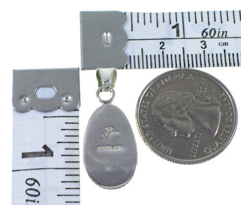 Turquoise Opal Inlay Southwest Pendant PX42964