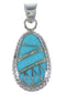 Southwest Opal And Turquoise Pendant PX42968