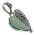 Turquoise Inlay Genuine Sterling Silver Heart Pendant PX42975