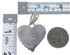 Turquoise Inlay Genuine Sterling Silver Heart Pendant PX42975