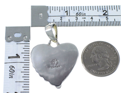 Turquoise Heart Jewelry Silver Pendant PX43006
