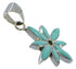 Turquoise Inlay Silver Jewelry Pendant PX43012