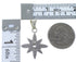 Turquoise Inlay Silver Jewelry Pendant PX43012