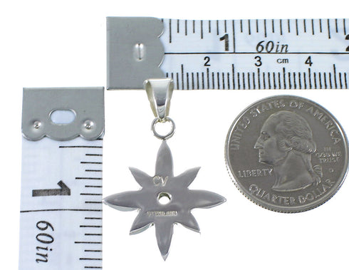 Turquoise Jewelry Southwest Sterling Silver Pendant PX43014