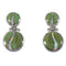 Opal Turquoise Inlay Post Dangle Earrings Jewelry CX45883