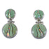 Southwest Turquoise And Opal Inlay Silver Earrings CX45885