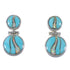 Turquoise Opal Southwest Post Dangle Earrings CX45890