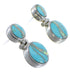 Turquoise Opal Southwest Post Dangle Earrings CX45890