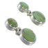 Genuine Sterling Silver Turquoise Post Dangle Earrings CX45900