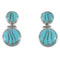 Sterling Silver Southwestern Turquoise Earrings CX45903