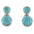 Sterling Silver Southwestern Turquoise Earrings CX45903