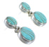 Sterling Silver Southwestern Turquoise Earrings CX45903