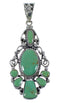 Turquoise Southwest Jewelry Sterling Silver Pendant CX46015