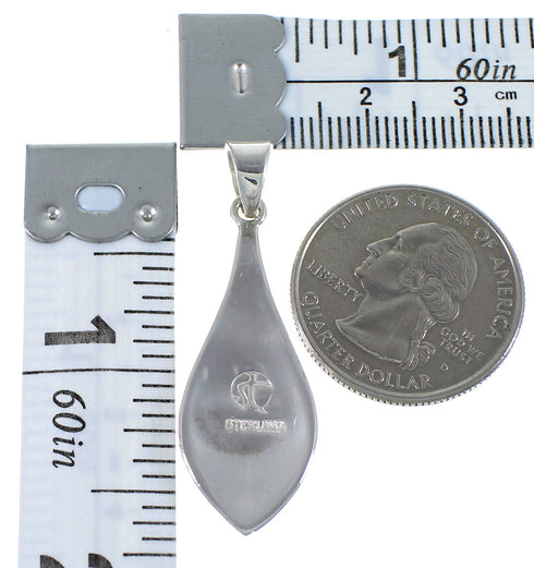 Sterling Silver Turquoise And Opal Pendant CX46636