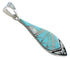 Genuine Sterling Silver Turquoise And Opal Inlay CX46637