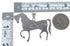 Southwestern Turquoise And Sterling Silver Horse Pendant CX46854