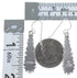 Green Agate Genuine Sterling Silver Hook Earrings CX45324