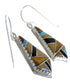 Multicolor And Genuine Sterling Silver Earrings CX45376