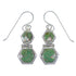 Turquoise And Opal Southwest Silver Earrings CX46937
