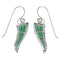Turquoise Sterling Silver Hook Earrings CX47001