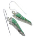 Turquoise Sterling Silver Hook Earrings CX47001