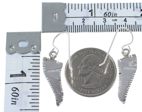 Turquoise Sterling Silver Hook Earrings CX47001